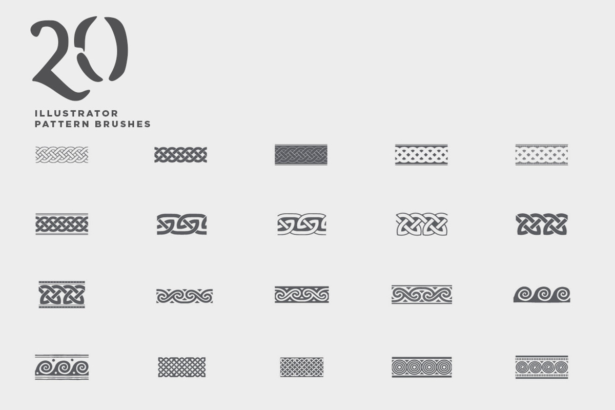 Celtic Patterns Vector Pack, a Graphic by Twinbrush (Photo 5 of 11)