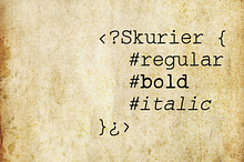 Skurier - 3 fonts