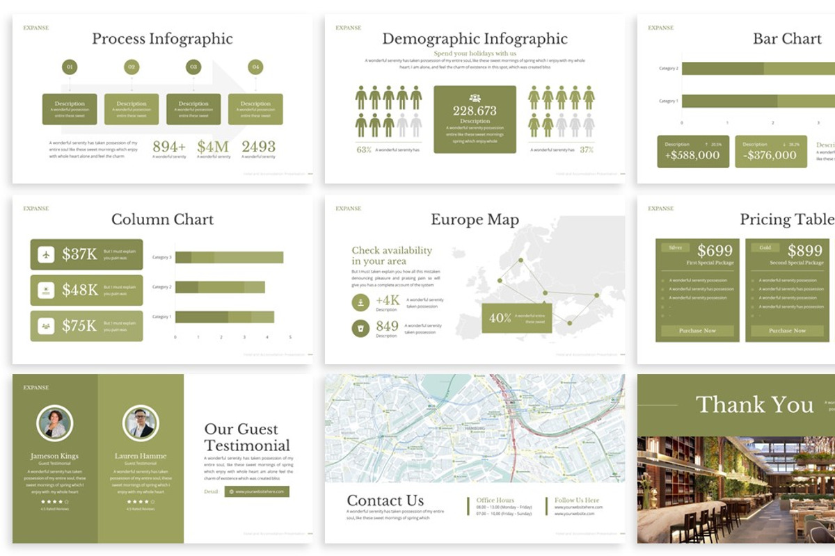 Expanse - Hotel Powerpoint Template, a Presentation Template by SlideFactory (Photo 4 of 4)