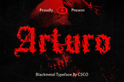 CS Arturo – Black Metal Font, a Blackletter Font by Craft Supply Co. (Thumbnail 1 of 8)