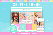 Rainbow Shopify Theme, a Shopify Template by SunshineStudioBoutique (Thumbnail 1 of 10)