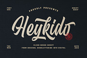 Heykido Script & Serif, a Slab Serif Font by Blankids Studio (Thumbnail 1 of 14)