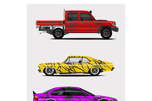 Dynamic Car Wrap Designs, a Decorative Illustration by CarWrap design
