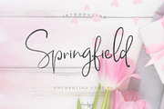 Springfield Font Duo, a Script Font by Chocotype Std (Thumbnail 1 of 12)