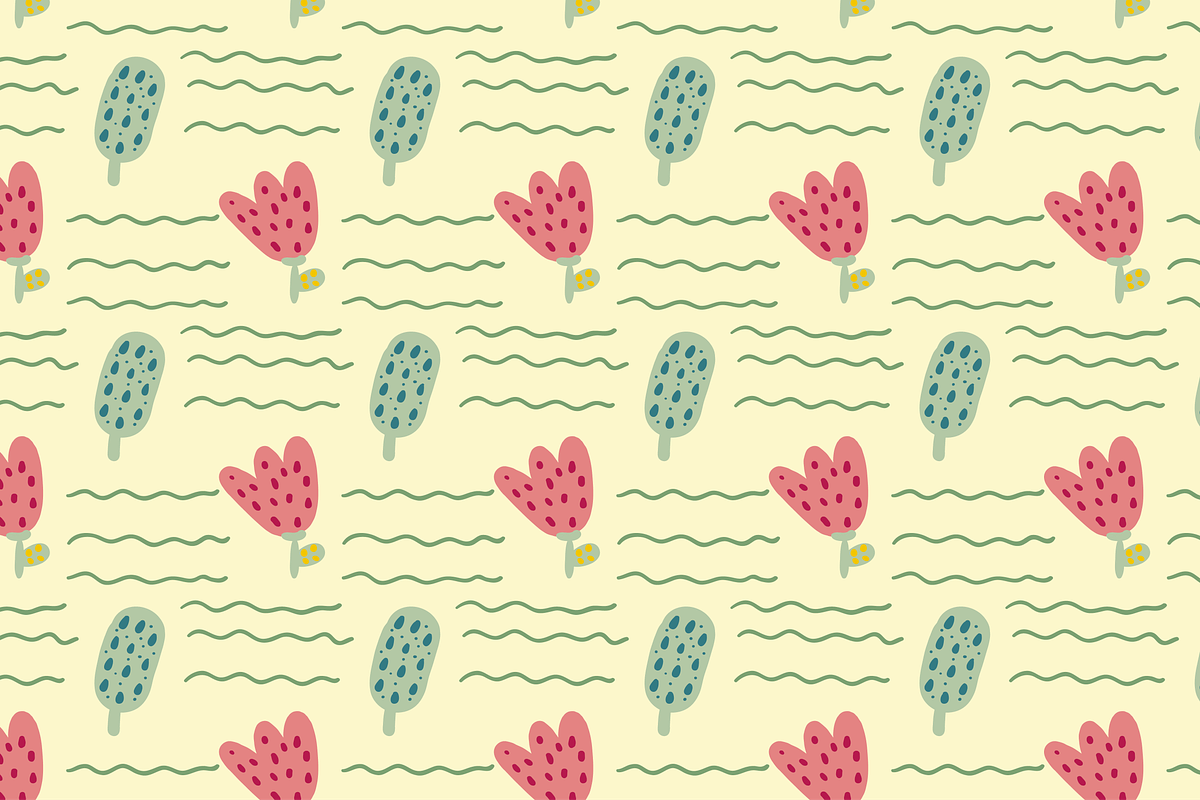 Spring herbarium, a Pattern Graphic by Kotozoid (Photo 5 of 7)