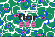 Bold Abstract Modern Floral Pattern, a Pattern Graphic by likorbut (Thumbnail 1 of 14)