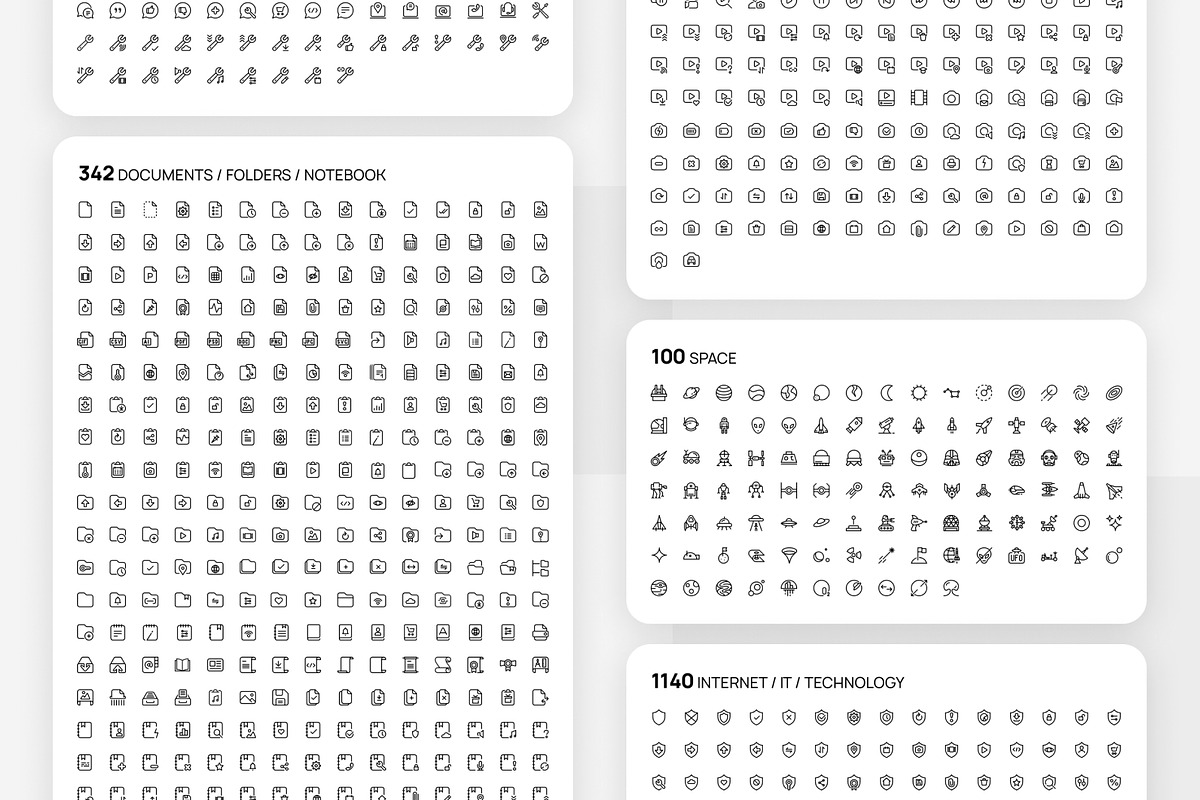 7000 Premium outline icons bundle, an Outline Icon by AIWD (Photo 8 of 13)