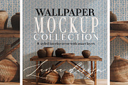 Wallpaper Mockup Ethnic Decor, a Household Mockup by LAMIA DESIGN (Thumbnail 1 of 14)