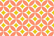 5 Seamless Mid-Century Patterns, a Background Graphic by CojoMoxon (Thumbnail 5 of 7)
