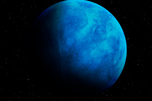 Neptune containing earth, planet, and cosmos