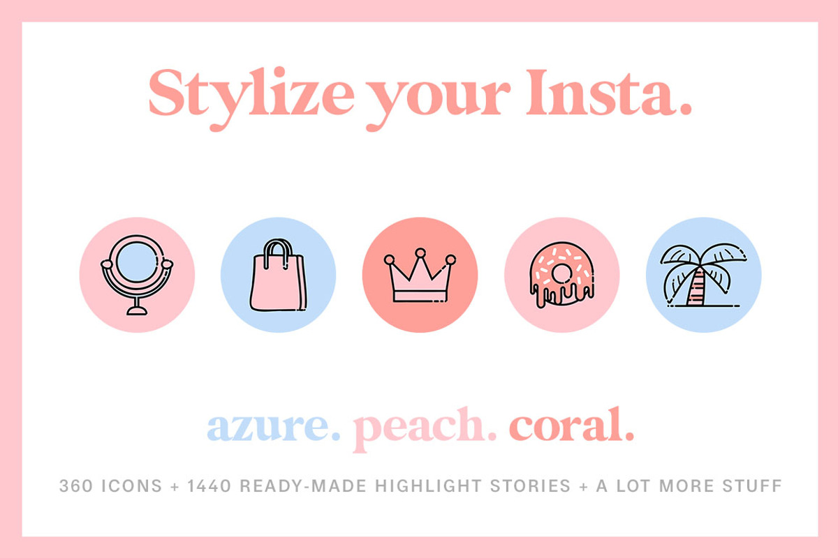 Cute Instagram Highlight Icon Bundle, an Icon by Pulpixel Design (Photo 7 of 24)