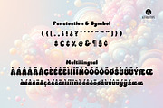 Bubbloom - Cute Bubble Font, a Handwritten Font by Attractype (Thumbnail 7 of 7)