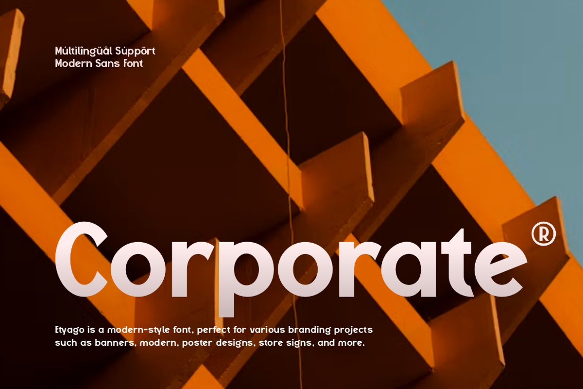 Etyago - Logo Bold Font, a Sans Serif Font by Iqsiart Studio (Photo 3 of 14)