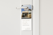 Real Estate Door Hanger Just Listed, a Marketing Template by EstateElements (Thumbnail 1 of 10)