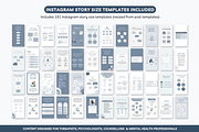 Therapist Instagram templates Canva, a Social Media Template by Cate Creates (Thumbnail 6 of 9)