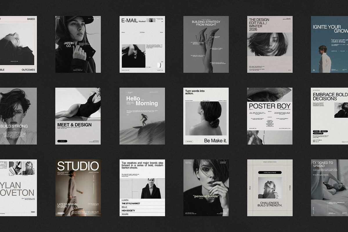ELVO | Social Media Kit Post Bundle, a Social Media Template by Prapti Design (Photo 10 of 10)