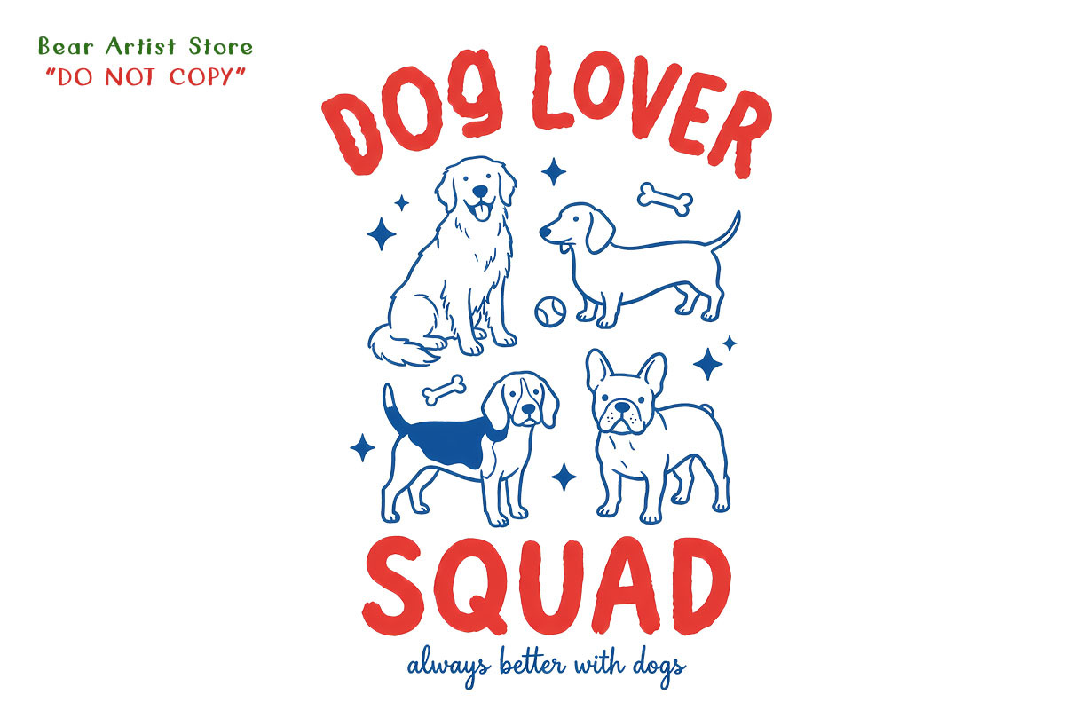 Whimsical Dog Mom Cat Mom Pet Lover, an Animal Illustration by GlitterCraft (Photo 6 of 21)