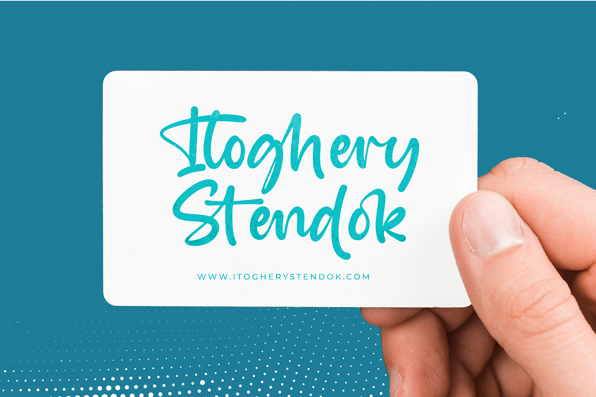 Skyetos Cliplist Bold Handwritten, a Script Font by stylishtype.co (Photo 5 of 20)