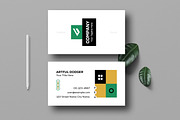 Clean Business Card Layout, a Business Card Template by MightyDesign (Thumbnail 1 of 6)