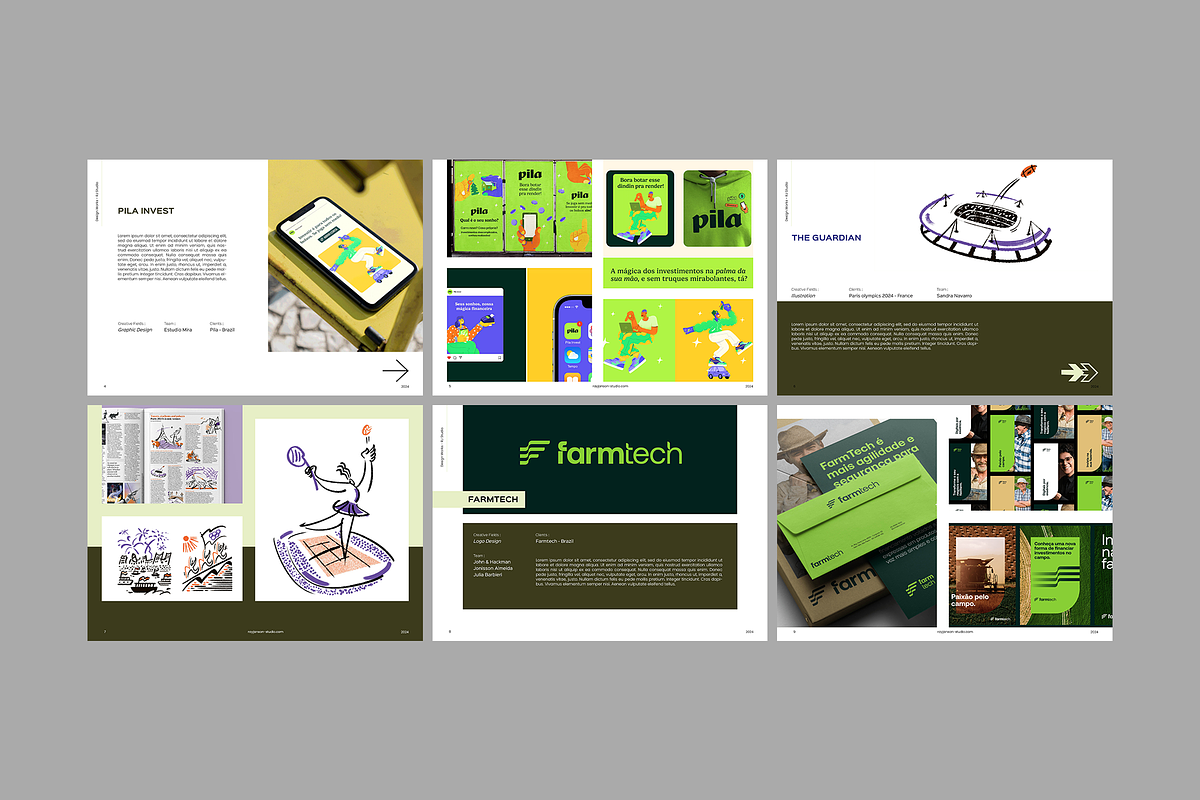Portfolio Showcase Template, a Marketing Template by Bervisual