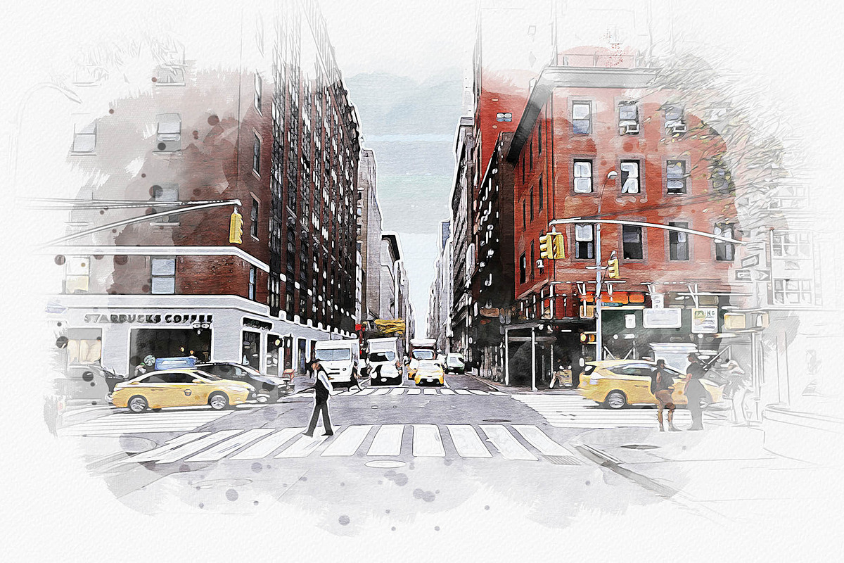 Canvas Watercolor Paint Art Effect, an Action Add-On by MRI STUDIO (Photo 15 of 16)