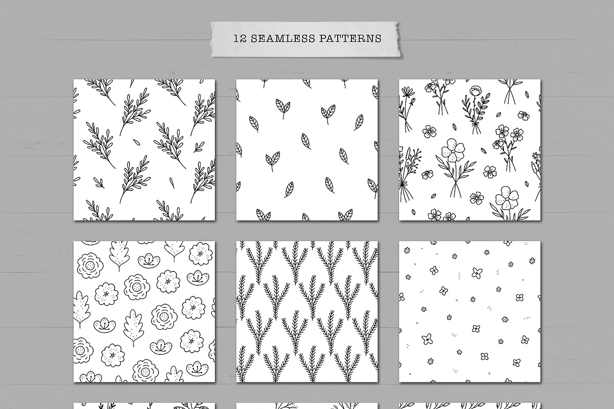 Simple Florals, an Illustration by Redchocolate (Photo 7 of 11)