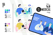 Medical, Part 1, colors 1&3, a Templates & Theme by Grivina's shop (Thumbnail 1 of 15)