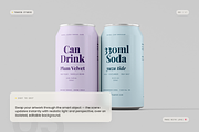 330ml Drink Can Mockup, a Packaging Mockup by Toasin Studio (Thumbnail 3 of 7)