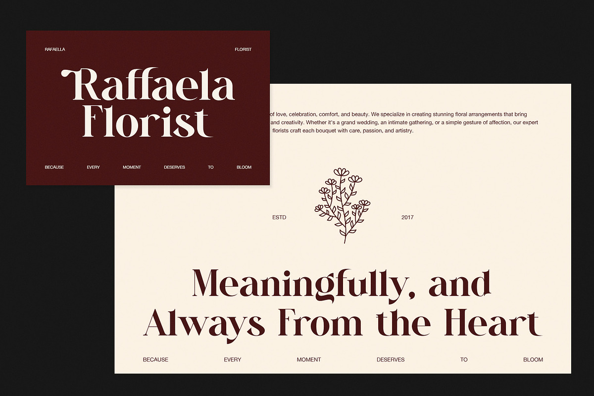 Hegilra – Modern Elegant Serif Font, a Font by Graphicxell (Photo 5 of 8)