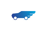 Flying Car Simple Logo for Business, a Branding & Logo Template by Logo Loom (Thumbnail 1 of 5)