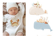 Ocean dreams - baby collection, a Decorative Illustration by polikarpovaart (Thumbnail 6 of 17)
