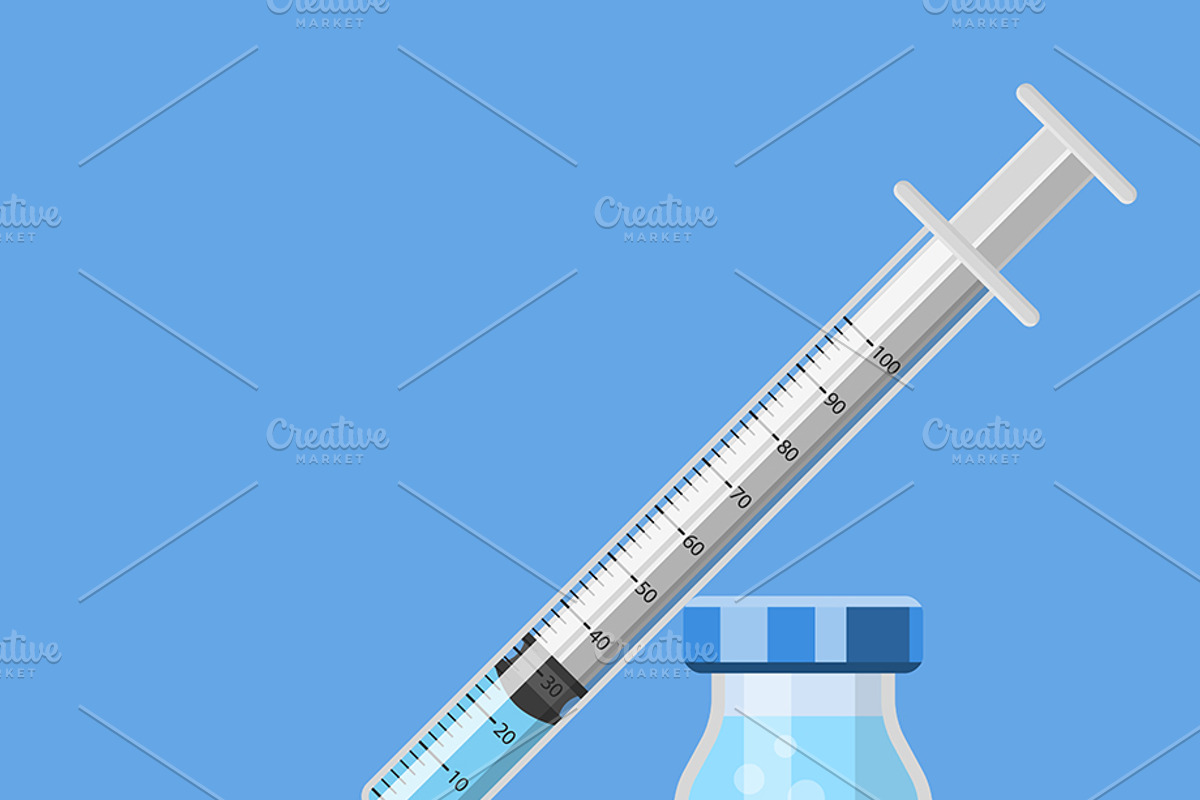Vaccination Concepts with Syringe, a Healthcare Illustration by TAlex (Photo 3 of 6)