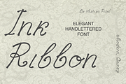 Ink Ribbon | Elegant Whimsy Font, a Script Font by Ashiya Pixel (Thumbnail 1 of 16)