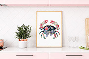 Preppy Summer Crab PNG Clipart, a Seasonal Illustration by Dream Creation (Thumbnail 7 of 8)