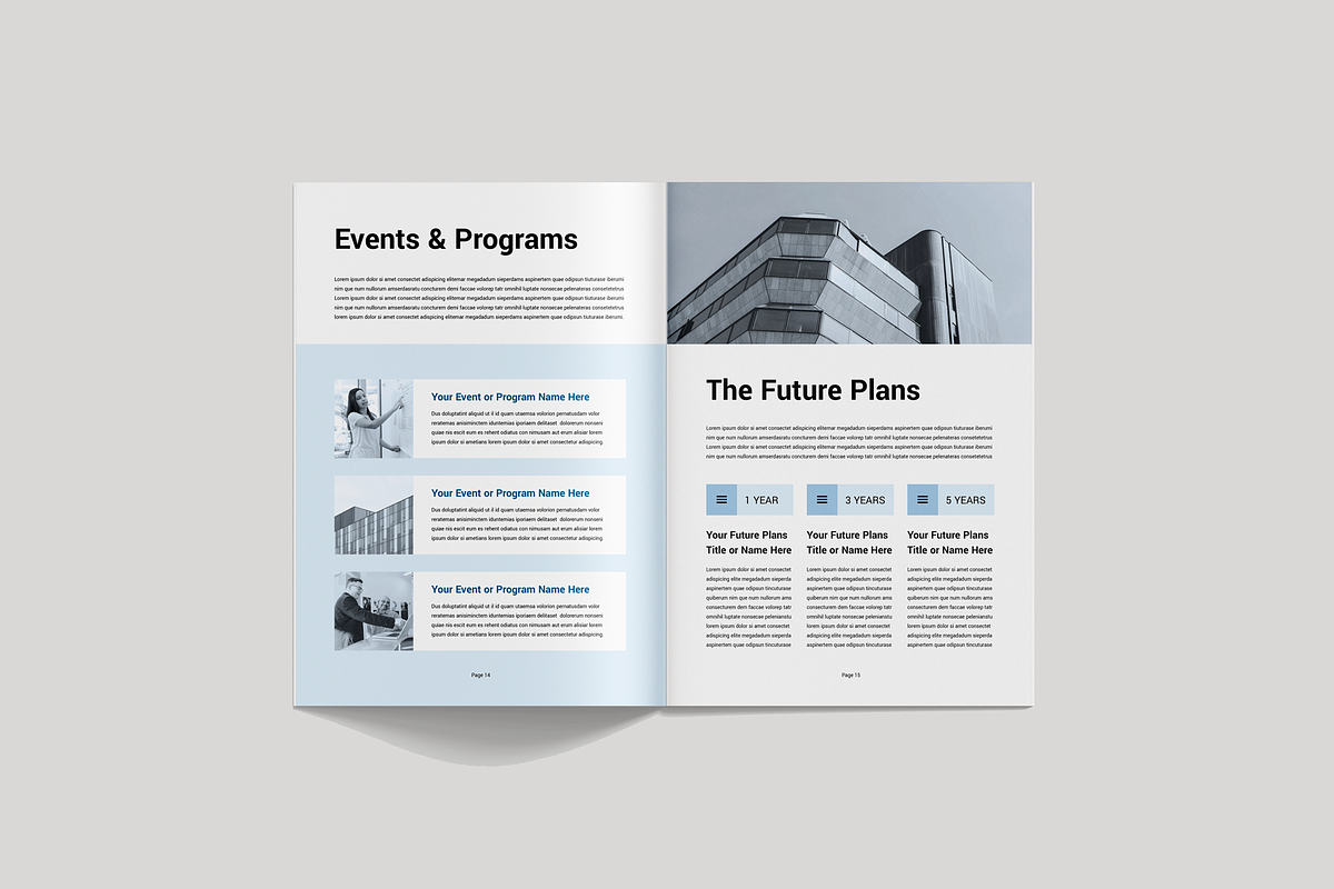Annual Report, a Brochure Template by Leaflove (Photo 8 of 10)