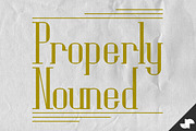 Properly Nouned fancy serif font, a Font by Jaime Radar (Thumbnail 1 of 3)