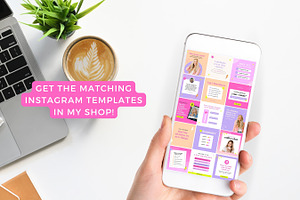 Sales Page Template, Canva Website