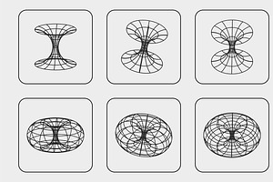 3D Wireframe Shapes Vol 1 2