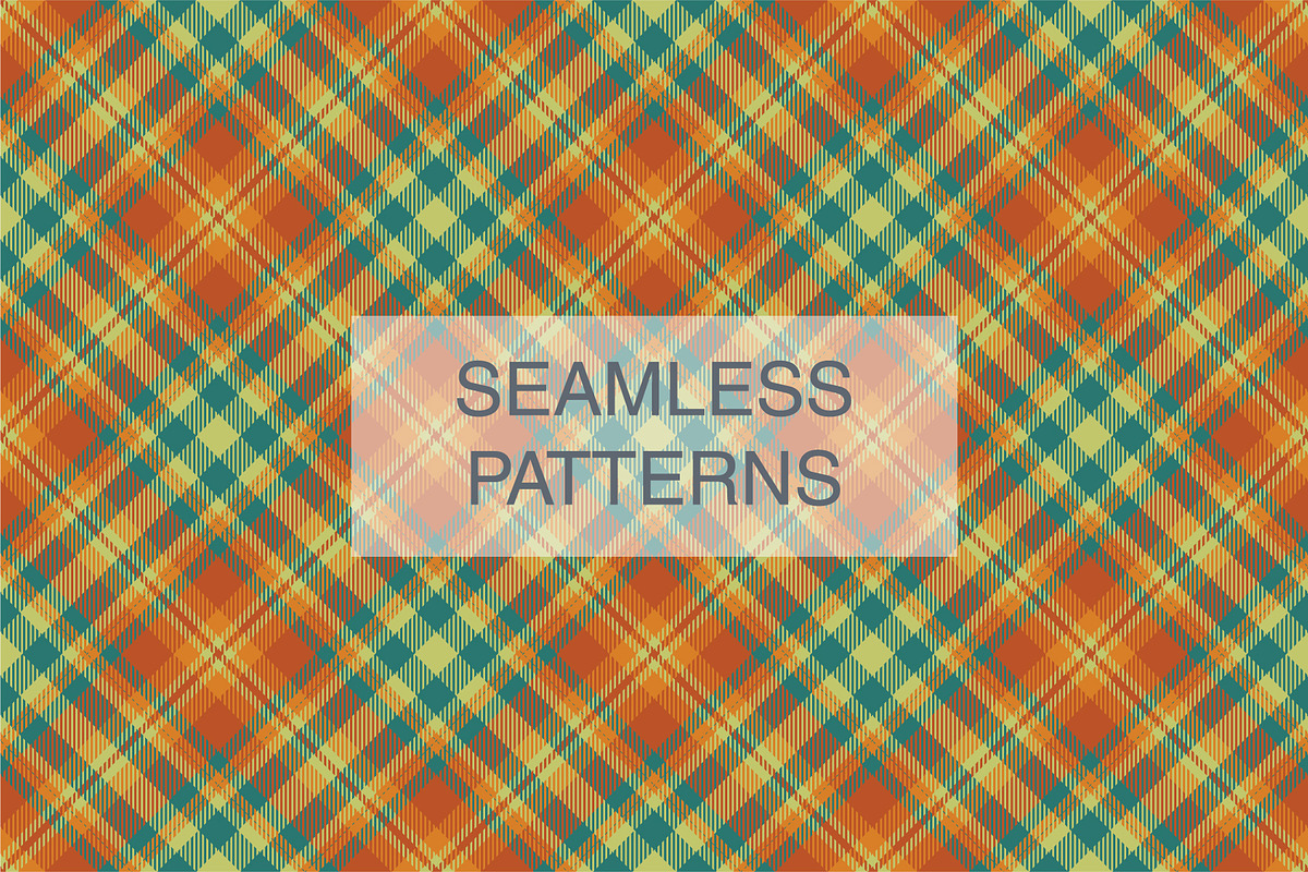 #14 Harvest Plaid Patterns EPS + JPG, a Pattern Graphic by Plaid4You (Photo 3 of 4)