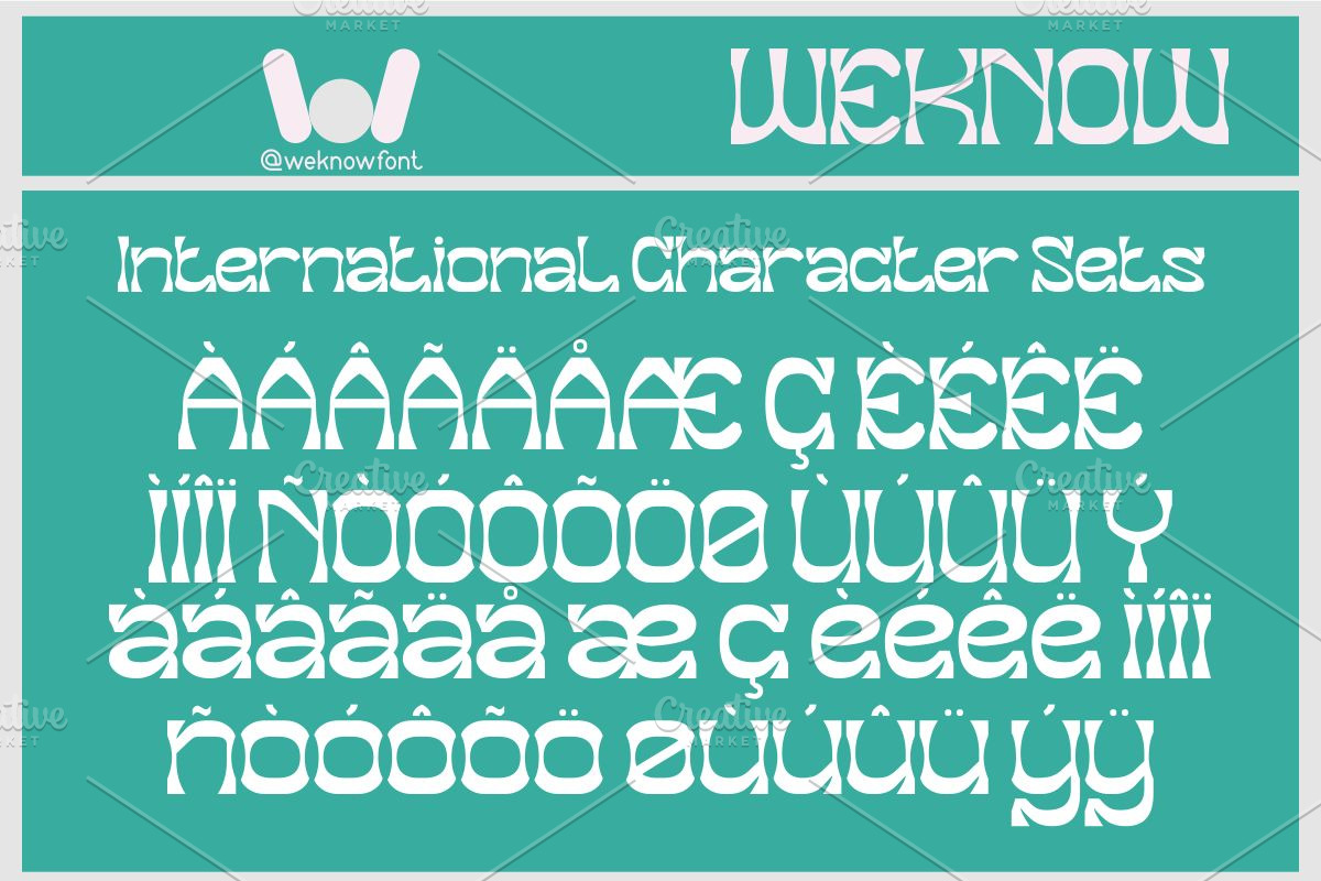 Sub Conscious font, a Font by weknow (Photo 8 of 8)