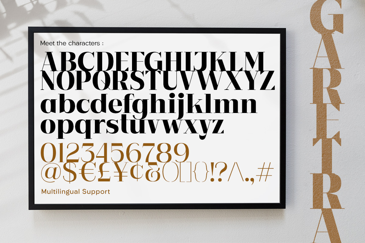 Garetra Serif Font Family, a Serif Font by Letterhend Studio (Photo 7 of 10)