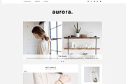 Responsive WP Theme - Aurora, a WordPress Template by Light Morango (Thumbnail 2 of 4)