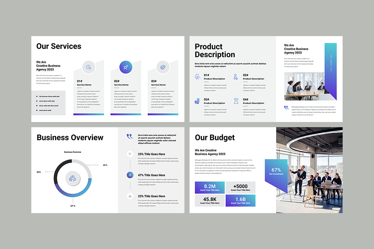 Business Plan PowerPoint Template, a Presentation Template by Pixelpick (Photo 4 of 5)