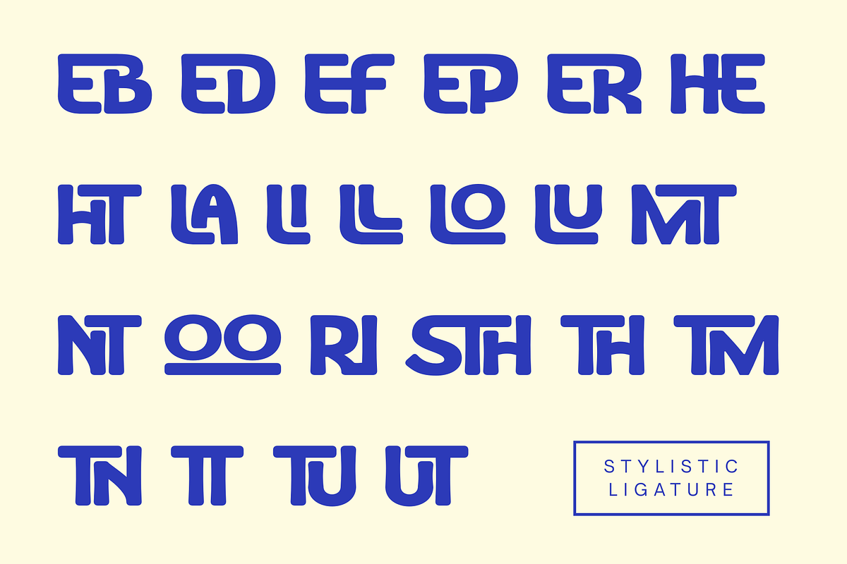 Boer Food - Logo Extrude Font, a Sans Serif Font by Nirmana Visual (Photo 13 of 15)