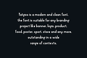 Yatgos - Clean & Minimal Font, a Sans Serif Font by QR Design Studio (Thumbnail 5 of 7)