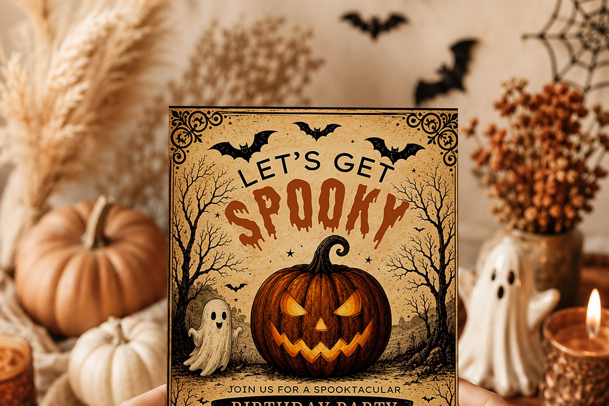 Halloween Birthday Party Invitation, an Invitation Template by Arslan (Photo 3 of 5)