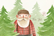 Lumberjack, an Animal Illustration by Flora+Bear (Thumbnail 7 of 7)