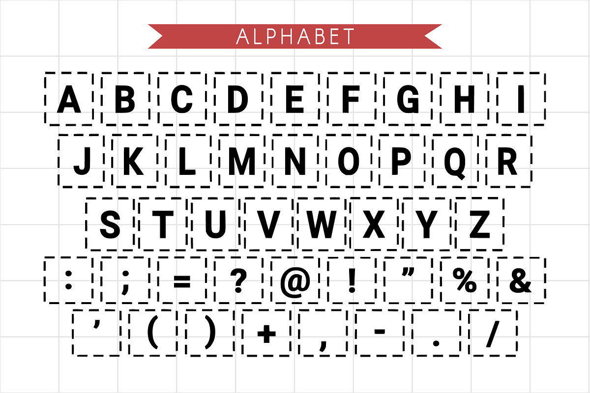 Text Box - Child Font Type, a Font by KiddoGlyphs Studio (Photo 4 of 4)