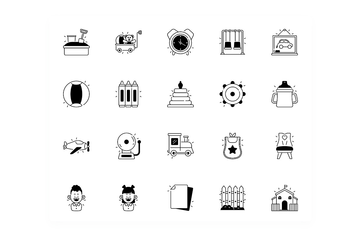 Kindergarten Icons, an Icon by iconfield (Photo 5 of 5)