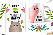 Funnybear & Funnydeer - Duo font, a Script Font by JuliyArt (Thumbnail 9 of 11)